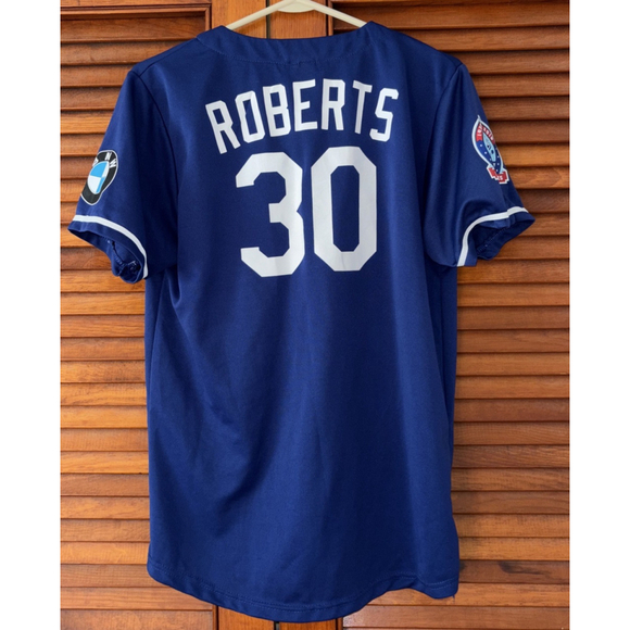 Los Angeles Dodgers Dave Roberts #30 Blue Jersey 2018 SGA Adult Size Medium - Picture 6 of 6